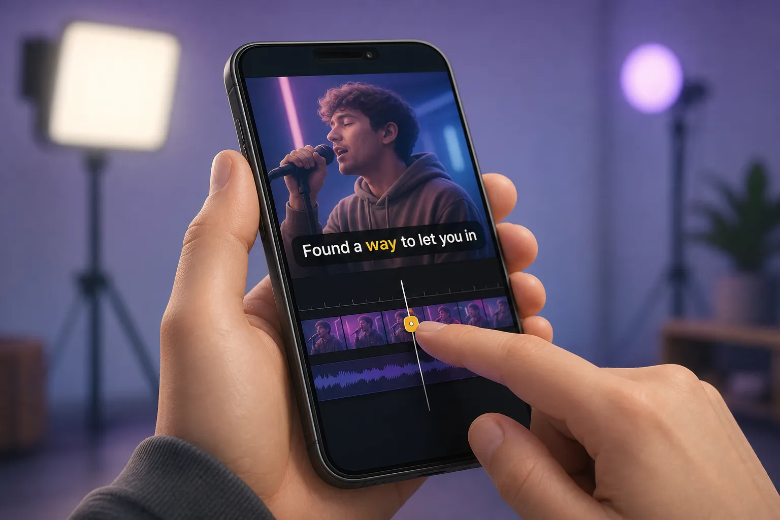 Auto-transcribe, sync word-by-word highlights, style captions, and burn them in for fast, clean exports to TikTok, Reels, and YouTube Shorts.