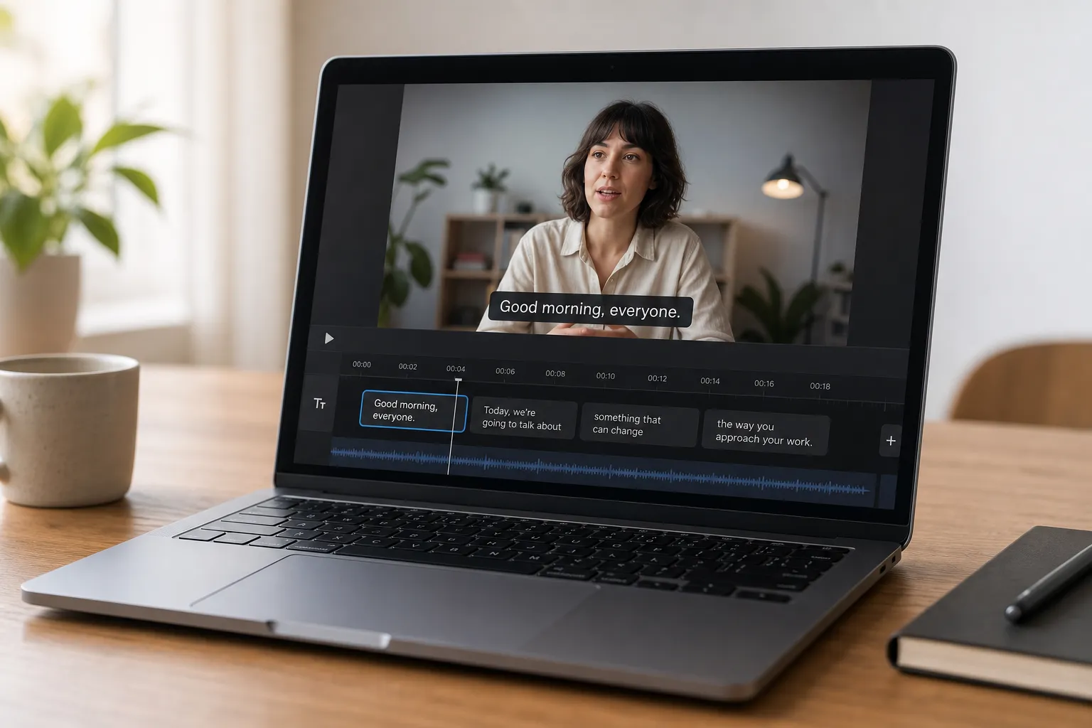 Add subtitles to video online with AI. Auto-caption, edit timing, style on brand, translate, and burn captions into fast exports for TikTok, YouTube, and more.